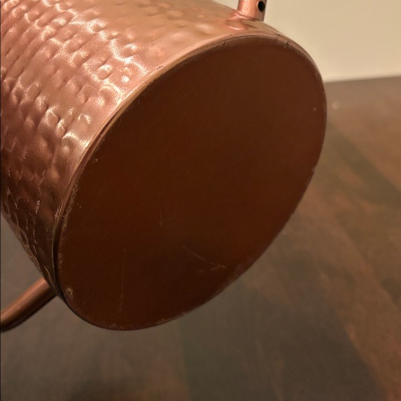 Hammered Copper plated Watering Can - Picture 4 of 5
